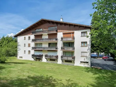 a building with balconies on the side of it at Charmant T2 au cœur de Megève pour 3 personnes - FR-1-453-106 in Megève