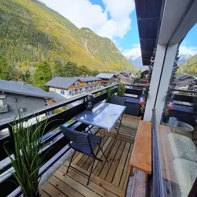 Refuge des Alpages - Duplex - Vue Aiguillette des Houches